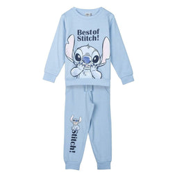Joggingpak voor kinderen Stitch Licht Blauw