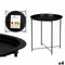 Opvouwbare bijzettafel GiftDecor WR4405 Zwart 46,8 x 50,2 x 46,8 cm (4 Stuks)