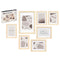 Fotolijsten GiftDecor SF5014-7 Natuurlijk Hout MDF Eucalyptushout (6 Stuks)