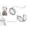 Infuser Kinvara KT166334-5CM 304 Metaal Staal 8,5 x 18 x 2,5 cm (12 Stuks)