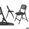 Vouwbare Stoel GiftDecor ZJ-Y59BL Zwart 59 x 50 x 82 cm 108 x 13,5 x 50 cm (4 Stuks)