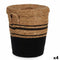 Mand Bruin Zwart Zeealgen 36 x 43 x 36 cm (4 Stuks)