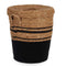 Mand Bruin Zwart Zeealgen 36 x 43 x 36 cm (4 Stuks)
