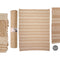 Tapijt GiftDecor NO.03 Wit Bruin 180 x 240 cm (2 Stuks)