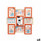 Fotolijsten GiftDecor 411408B Multicolour Metaal Hout MDF (6 Stuks)