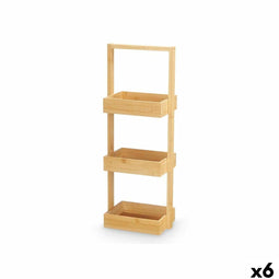 Planken Kipit B6729A Natuurlijk Bamboe 26 x 70 x 17 cm (6 Stuks)