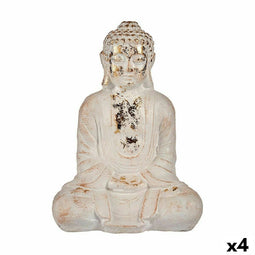Decoratief tuinfiguur Ibergarden CC20410 Polyresin Boeddha 17 x 37 x 26 cm (4 Stuks)