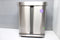 Simplehuman Rectangular - Prullenbak - 58 Liter Inhoud - Met 2 Compartimenten - Zilver