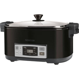 Slowcooker - SENCOR - SPR-5508BK - 1350 W - 6 L - Zwart