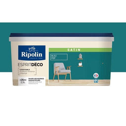 RIPOLIN All Pieces Muurverf - Pop Satin Blue, 2.5L