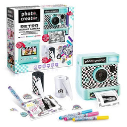 Canal Toys - Retro Instant Print Camera - 4 rollen papier waarvan 1 sticker, stiften en stickers...