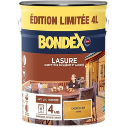 Houtbeschermingsbeits - Licht eiken - Mat - BONDEX - 4 L