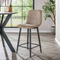 AnLi Style Barstoel Rib - Rock zandkleur