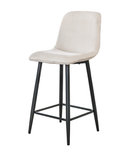 AnLi Style Barstoel Rib - Rock Gebroken wit