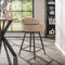 AnLi Style Barstoel draaibaar- Boucle zandkleur ronde rug