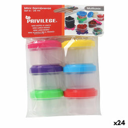 Set van Potjes Privilege 35 ml Ø 4,5 x 3 cm 6 Onderdelen (24 Stuks)