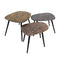 AnLi Style Salontafel set/3 vierhoekig patina metal