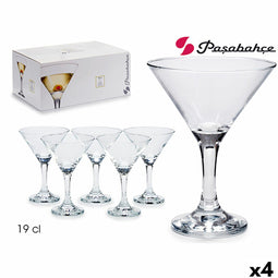 Cocktailglas Pasabahce 1002401-44410 Transparant Glas 190 ml 33 x 15 x 22 cm 10,7 x 13,5 cm 6 Ond...