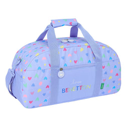 Sporttas Benetton Lila Lila 50 x 26 x 20 cm
