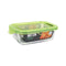 Lunchbox Quttin Groen Rechthoekig 375 ml 17 x 11 x 5 cm (12 Stuks)