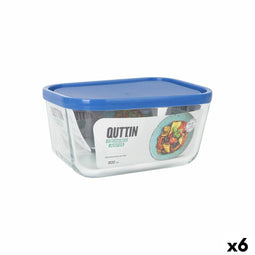 Lunchbox Inde Frigo Rechthoekig 16,5 x 11,7 x 7,4 cm (6 Stuks)