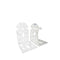 Steun voor luifel Micel TLD08 Wit 6,5 x 8,6 x 10,8 cm As 2 Onderdelen