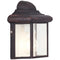 BRILLIANT Newport wandlamp buiten zwart