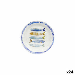 Bordenset Inde 20 cm 10 Onderdelen (24 Stuks)