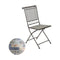 Vouwbare Stoel Kaemingk Stuttgart Wit Bruin 39 x 39 x 9 cm