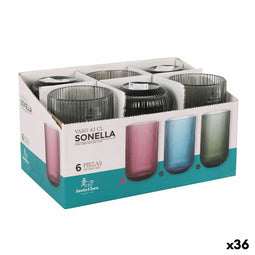 Waterglas Santa Clara Sonella Groen 430 ml (36 Stuks)