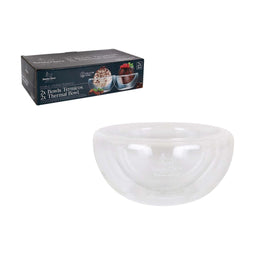 Skålset Inde Santa Clara Borosilicaatglas 2 Onderdelen