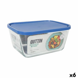 Lunchbox Inde Frigo Rechthoekig 2,6 L (6 Stuks)
