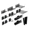 Jeu de porte-outils Kraftwerk pour paroi perfore, 22 pices.