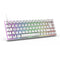 Gamingtoetsenbord - The G-Lab - KEYZ TITAN - Mechanisch (rode schakelaar) - Bedraad - RGB - Wit