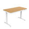 Tuckano Elektrisch bureau hoogteverstelling ET119W-C wit/eiken