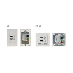 Blindplaat voor stopcontact Kramer WP-211T/EU-80/86 Wit Aluminium