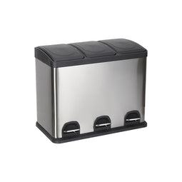 Recycling prullenbak Confortime Roestvrij staal 45 L