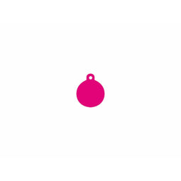 Naamplaatje Imarc Circle Roze