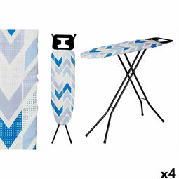 Strijkplank Kipit 18358 - CB-220 Blauw Metaal Stof (4 Stuks)