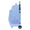 Schoolrugzak Smiley Joyful Blauw Multicolour 33 x 45 x 22 cm