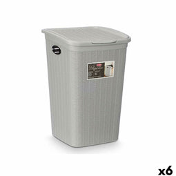 Emmercontainer Stefanplast 30081 Lichtgrijs Plastic 50 L 36 x 54,5 x 38 cm (6 Stuks)