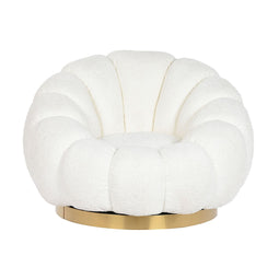 Leunstoel Home ESPRIT Wit Metaal 98 x 97 x 69 cm