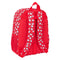 Schoolrugzak Hello Kitty Iconic Wit Rood 33 x 42 x 14 cm