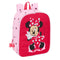 Schoolrugzak Minnie Mouse Naive Roze 22 x 27 x 10 cm