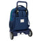 Schoolrugzak Benetton Damero Marineblauw 33 x 45 x 22 cm