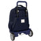 Schoolrugzak met Wielen Real Madrid C.F. Marineblauw 33 x 45 x 22 cm