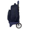 Schoolrugzak met Wielen Real Madrid C.F. Marineblauw 33 x 45 x 22 cm
