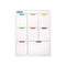 Magneten Pincello 424 Wit 33,5 x 48 x 0,5 cm Koelkast A3 (12 Stuks)