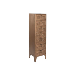 Ladenkast Home ESPRIT Gouden Metaal Loft 40 x 34 x 139 cm
