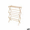 Vouwbare Waslijn Kipit WR4054B-1 BAMBOO Natuurlijk Bamboe 74 x 36 x 111 cm 74 x 8 x 50 cm (4 Stuks)